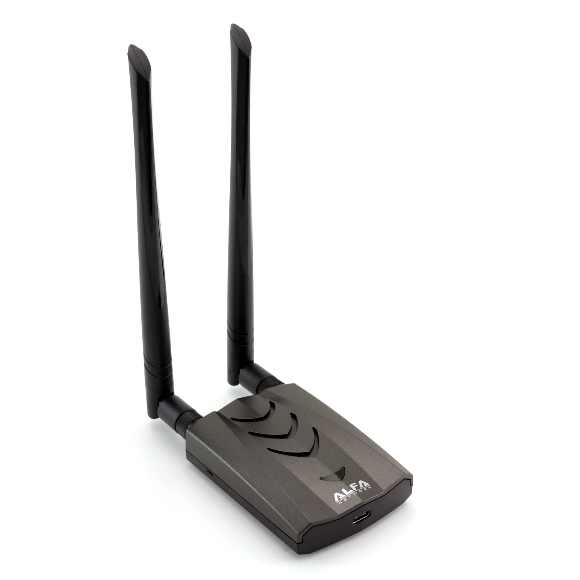 ALFA Network Long-Range Dual-Band AC1200 Wireless USB 3.0 Wi-Fi Adapter w/2x 5dBi External Antennas - 2.4GHz 300Mbps/5GHz 867Mbps - 802.11ac & A, B, G, N