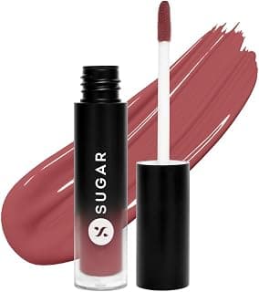 SUGAR Cosmetics Mousse Muse Lip Cream | Lasts 24+ Hrs | Creamy Mousse Lipstick | Waterproof & Smudgeproof | 5ml - 11 The Salmon