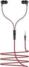 boAt Bassheads 211 Wired Earphones with 10mm Drivers, Signature Sound, in-Line Microphone, 3.5mm Jack, Voice Assistant & 120cm Cables (Raging Black)