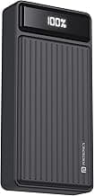 Portronics Luxcell B 20K Advanced 20000 mAh Power Bank with 22.5W Max Output, LED Battery Display, 22.5w Mach USB-A , 20w Type C PD Output, Type C Input, Wake Up Button, Black