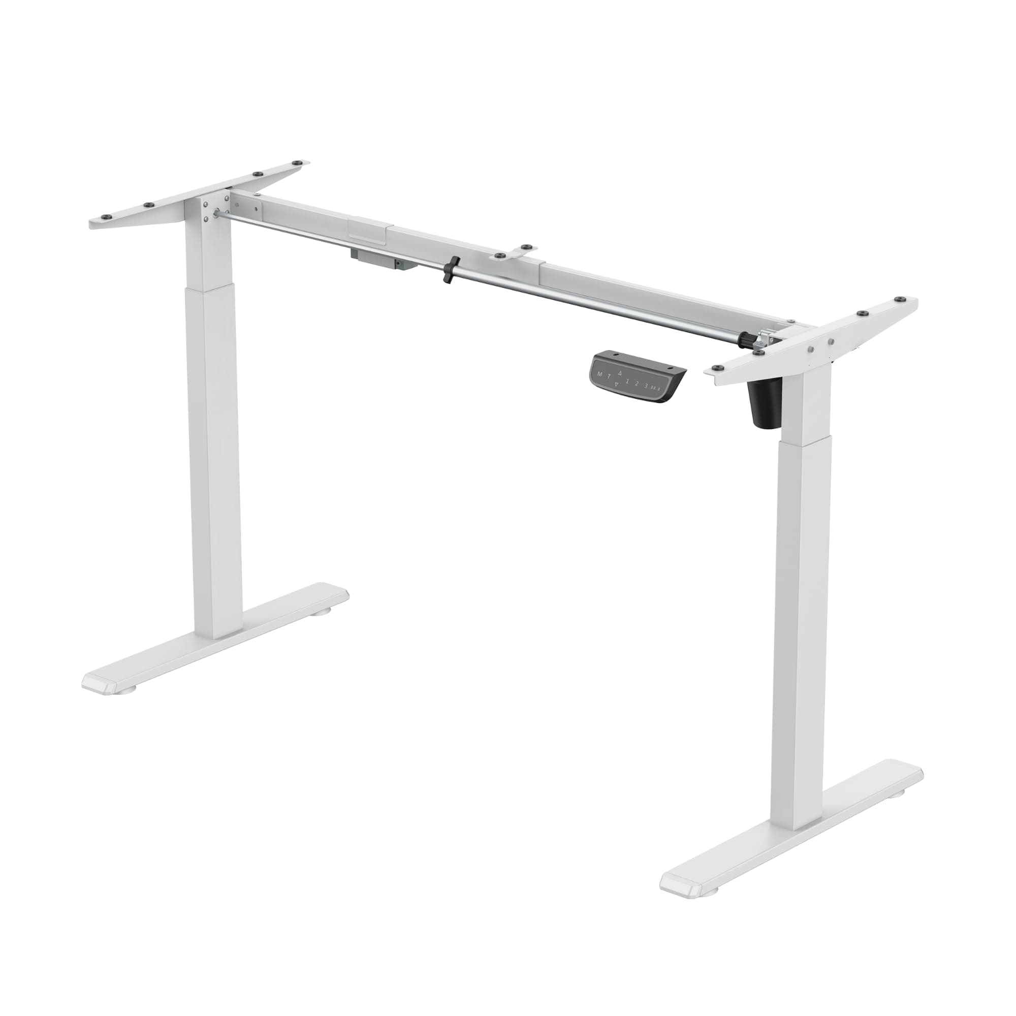 ErgoYou Electric Height Adjustable Table Motorized Ergonomic Sit Stand Computer Desk - 90 Kgs Max Weight Capacity - SM3 Series - Ergonomic Sit Stand Desk (No Table Top, Only Steel Frame)