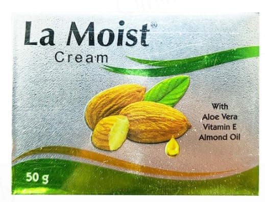 La Moist Cream with Aloe Vera | Vitamin-E | Almond Oil | 50 Gm | Pack of 3