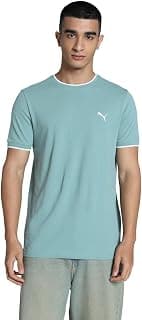 PUMA Men Polyester Solid Classic Fit Tees
