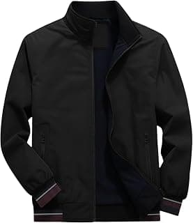 Leriya Fashion Men's Winter Polyester Standard Length Jacket | Lightweight Outerwear Jacket for Men | Full Sleeve Casual Winter Outfit | Stylish Zip-Up Jackets for Daily Travel & Outdoor Use