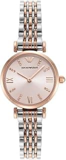 Emporio Armani Emporio Armani Stainless Steel Analog Pink Dial Women Watch-Ar11223, Multi-Color Band