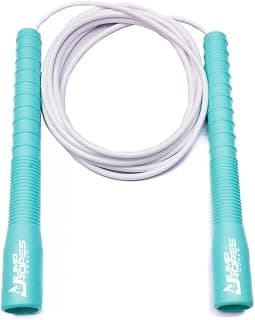 World, Long Handle 4MM | Freestyle Adjustable PVC Skipping Rope for Men | Tangle-Free, Fast-Spinning Jump Rope for Beginners and Trick Training (Mint)