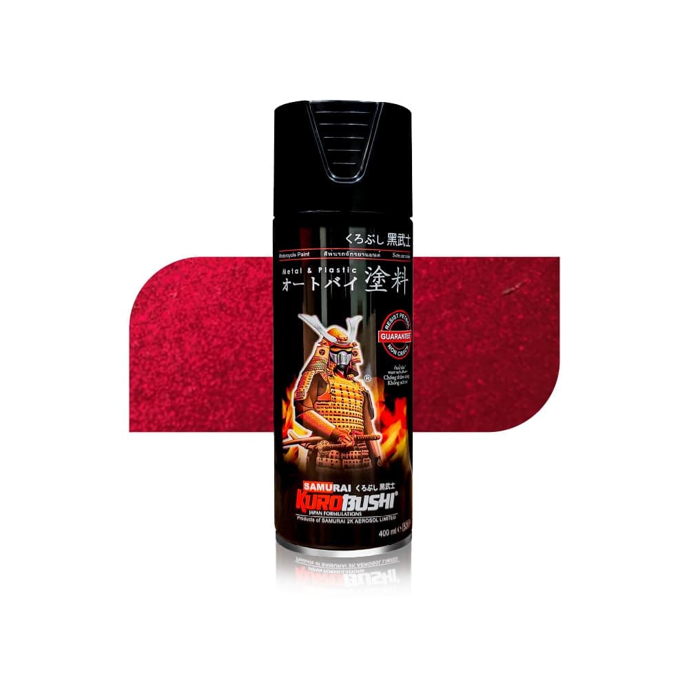 Samurai Colour H138 Red R4L Spray Paint- Automotive,Motorcycle,DIY