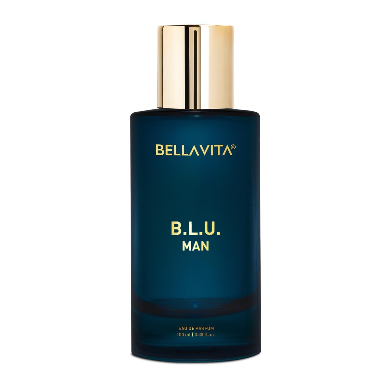 Bella Vita Luxury B.L.U Man Eau De Parfum, Premium Long Lasting Fresh, Refreshing & Energising Fragrance Perfume EDP for Men, 100 Ml