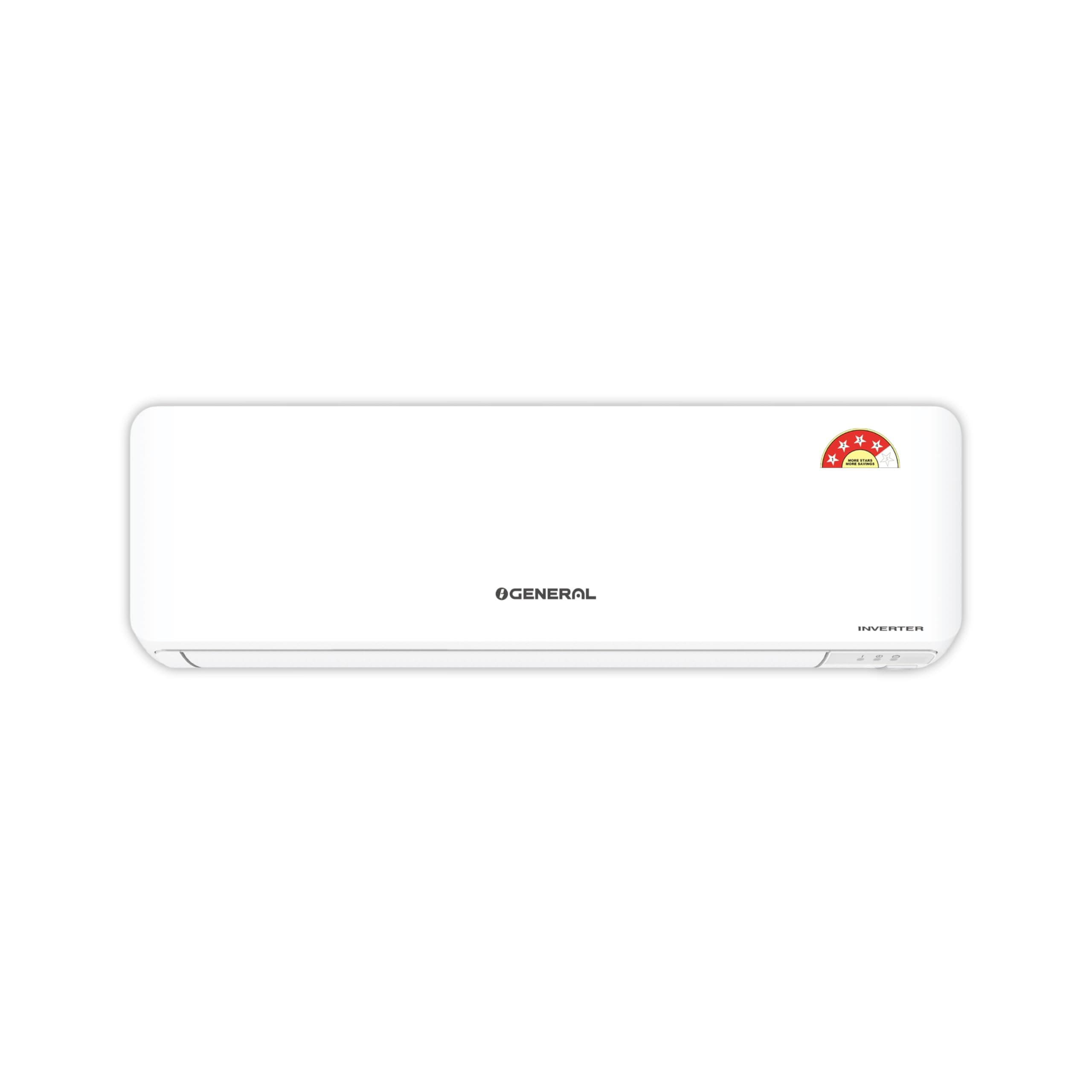GENERAL 2 Ton BEE 2026 4 Star Rated,Inverter Split AC(ASGG24CGAA-B, White,Copper,7040W,Powerful Cooling,15m Long Reach Airflow,4 Way Swing,55°C Max,Suitable for 250~300 Sft,Free Standard Installation)