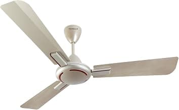 Havells 1200mm Ambrose Ceiling Fan | Premium Finish, Decorative Fan, Elegant Looks, High Air Delivery, Powerful Motor | 2 Year Warranty by Brand | (Pack of 1, Gold Mist Wood)