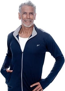 BLUE TYGA Sunscreen Jacket with UV Protection UPF 50+ Jacket with Breathability & Coolrush Technology Lightweight Jackets for Men