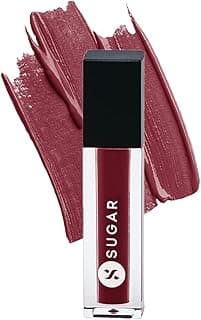 SUGAR Cosmetics Smudge Me Not Liquid Lipsticks for Women | Transferproof & Waterproof | Lasts 12+ Hours | Matte Lipstick | 1.1ml - 03 Tan Fan