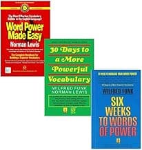 Word Power Made Easy + 30 Days to More Powerful Vocabulary + Six Weeks to Words of Power (Set of 3 books)