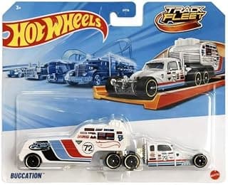 Hot Wheels Track Fleet - Bugcation [Truck W/Trailer] 1:64 Scale Diecast Toy Vehicle