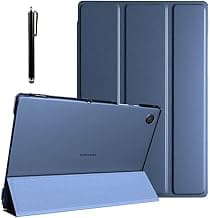 ProElite Cover for Samsung Galaxy Tab A9 Plus 11 inch Case Cover, Smart Flip Case Cover for Samsung Galaxy Tab A9+ 11 inch Translucent Back with Stylus Pen, Dark Blue