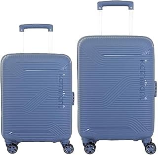 American Tourister Medium Polycarbonate Kamiliant Hard Shell Double Spinner Suitcase Nexus DW 2P(C+M) BLU FIN,Blue, Small, 68 cm
