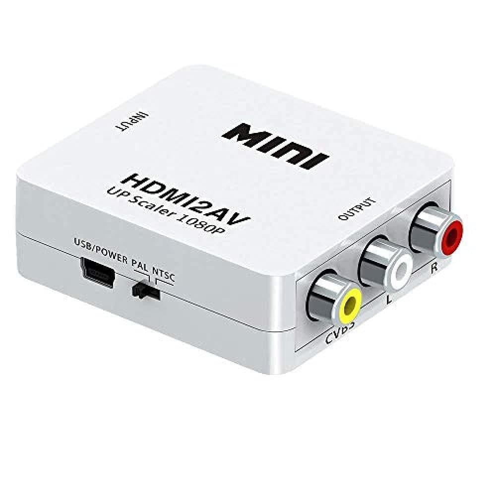 ETZIN HDMI to AV Adapter, Digital HDMI2AV Converter, Composite Video Audio AV CVBS Adapter Converter 720p/1080p