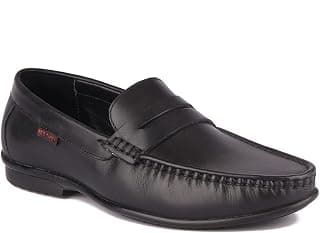 Red Chief Black Formal Loafers Shoe for Men (RC3749 001)