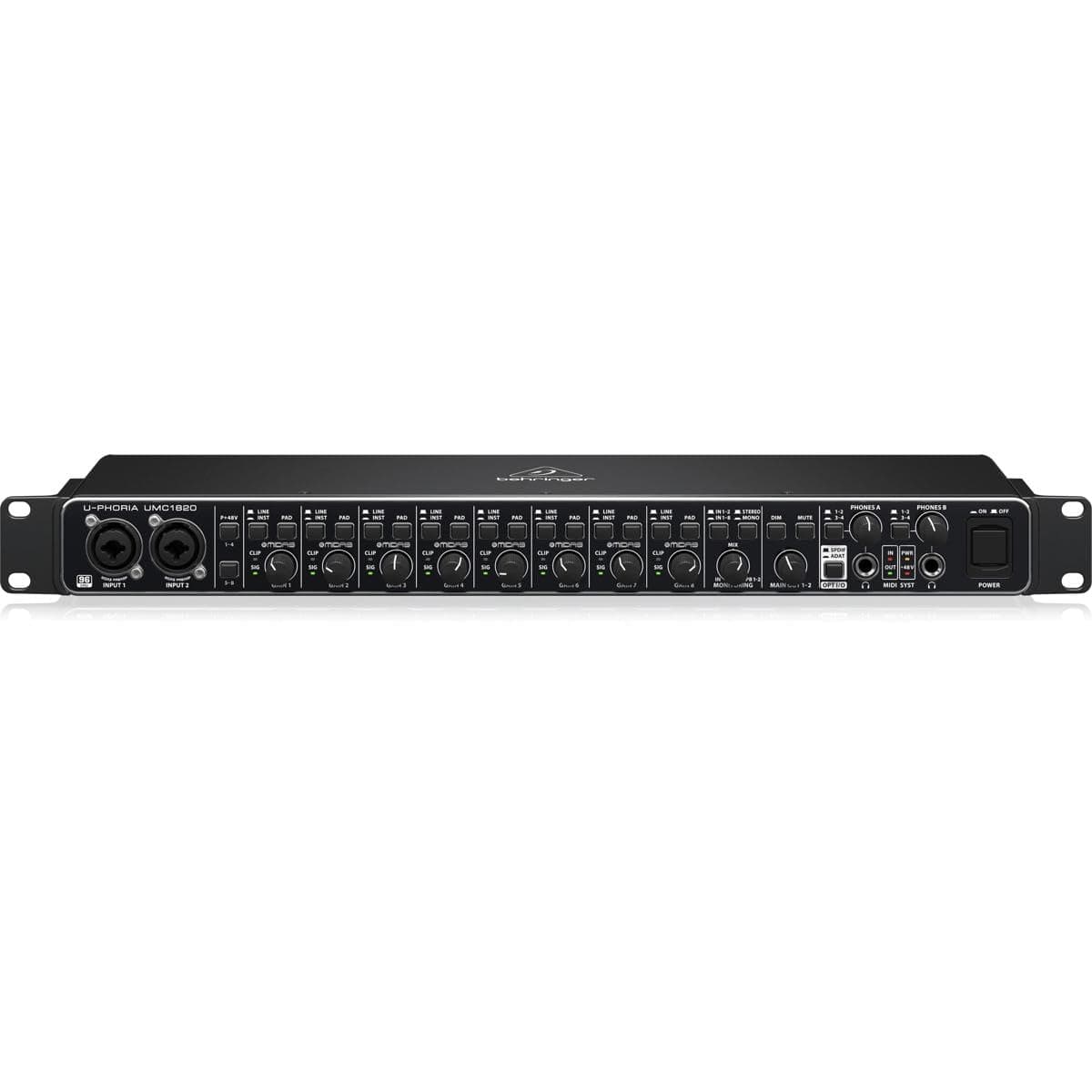 BEHRINGER U-Phoria UMC1820, Black, 8-Channel