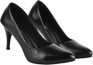 Shoetopia Women's Metallic Snakeskin Print Pointed-Toe High Heels – Stylish Stiletto Pumps for Party, Evening, or Formal