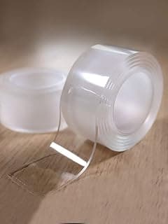 Double Sided Tape -3 Meter Multipurpose Double Sided Tape - Adhesive Tape, Heavy Duty, Heat Resistant, Multi-Functional, Removable, Washable, Anti-Slip Gel Nano Grip Tape (grip tape)