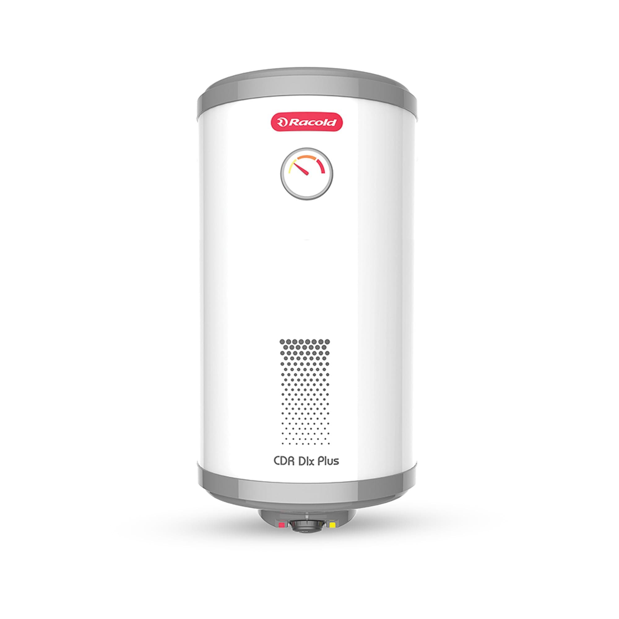 Racold CDR DLX Plus 25L Vertical Energy Efficient Storage Water Heater(Geyser) with Free Standard Installation & Pipes| Temperature Display|Temperature Knob|Titanium Enameled Coating,BEE 5 star rating