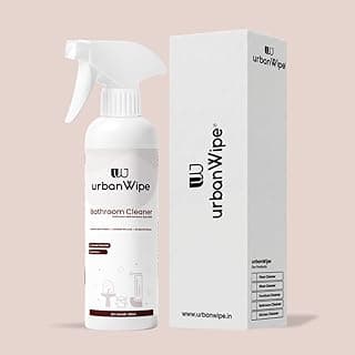 urban Wipe Bathroom Cleaner | Ecofriendly Tough Lime Scale Hard Water Stain Remover, Spray And Scrub Cleaning for Bathroom,Taps, Faucet, Washbasins, Showers & Floor Tiles Cleaner_(500Ml)