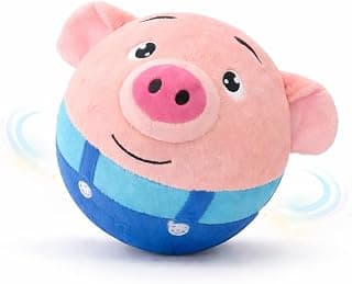 Pandaworld Dancing and Singing Piglet, Active Moving Plush, Moving Interactive Dog Plaything, Washable Cartoon Pig Plaything, Plush Sound Electronic Shake