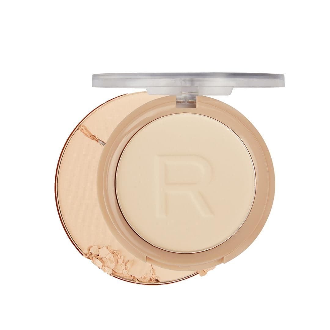 Makeup Revolution Reloaded Pressed Powder Translucent Face Oil Control Powder, Loose Powder, Matte Finish, Lightweight, Shine Free Formula, Leaves Skin Smooth and Clean