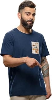 WROGN Men's 100% Cotton T-Shirt | Heavyweight Graphic Print | Oversized Fit