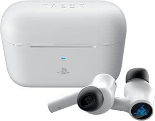 Razer Hammerhead Hyperspeed (PlayStation Licensed) - Multi-Platform Wireless Gaming Earbuds Ear in Ear Headset - Quartz Edition -RZ12-03820300-R3A1