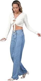 KOTTY Women High Rise Straight Jeans