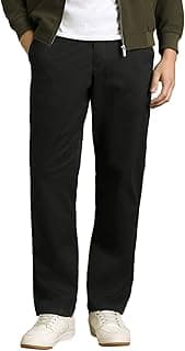 Louis Philippe Men's Slim Fit Slant Pocket Made of Stretch Fabric Solid Casual Trouser