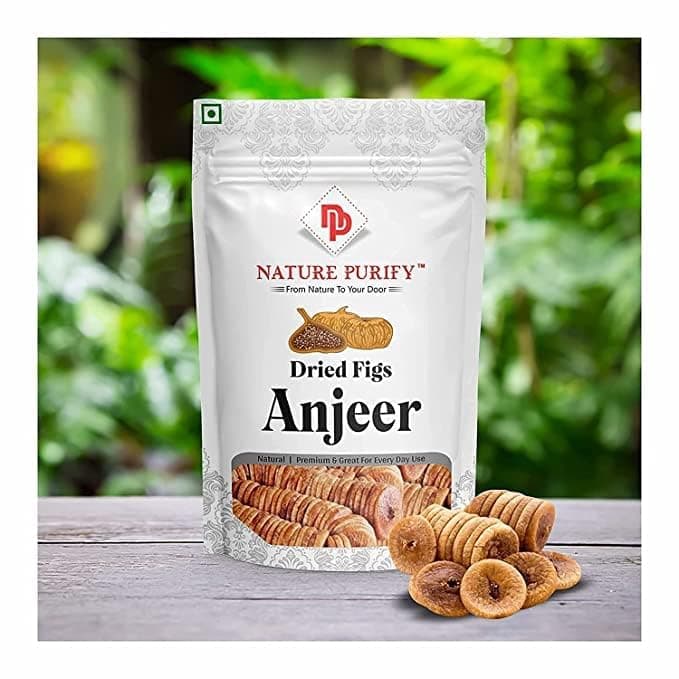 Nature Purify Dried Afghani Anjeer 1 KG Pack | Dried Figs | High in Minerals & Vitamins | Amazing & Healthy Snacks