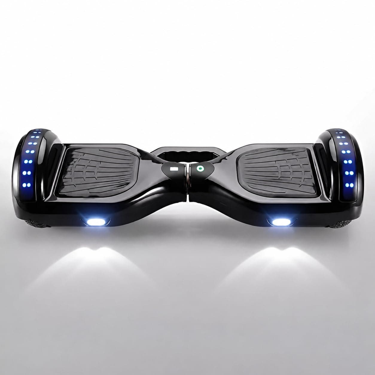 WESITO 6.5 Inch Fast and Agile Hoverboard with Responsive Control and Robust Motor Power, LED LIghts Up Wheels & Bluetooth Speaker | Black Paint Splash Design