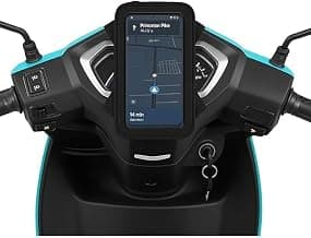 Mobile Holder for Scooty - Universale Fit | Activa Mobile Holder for Scooter | Water-Resistant Pouch Smoky Black pcs 1