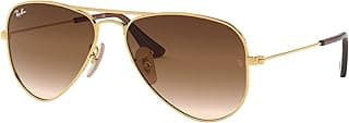 Ray-Ban Kids Unisex Gradient Brown Lens Pilot Sunglasses - 0RJ9506S223/1350