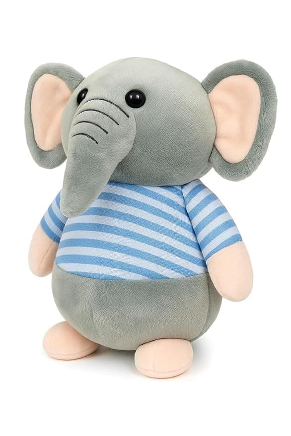 Softdreams Soft Plush Toy for Kids – Cute Stuffed Toy – Soft Cuddly Toy for Baby Boys & Girls, Return Gift - Elephant 20cm