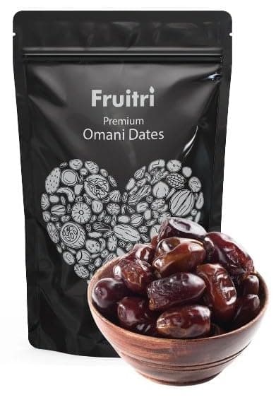Fruitri Omani Fard Dates Khajur 500g, Softest Dates from Oman, Energy Booster, Healthy Superfoods