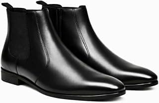 Sleek Toe Chelsea Boots for Men with Side Zip, Classic Office Party Casual Wear, Smooth Finish, Comfortable Fit & Durable Sole for Everyday Styling