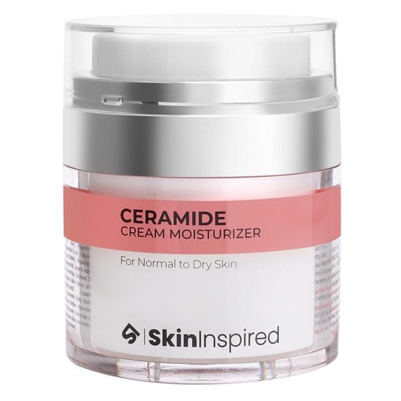 SkinInspired Ceramide Moisturizer For Dry Skin Face, For Inflammation, Barrier Repair Moisturizer | Long Lasting Hydration | Fragrance Free Face Moisturiser | 50gm