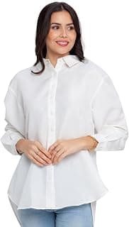 Zink London Women's White Solid Shirt Top