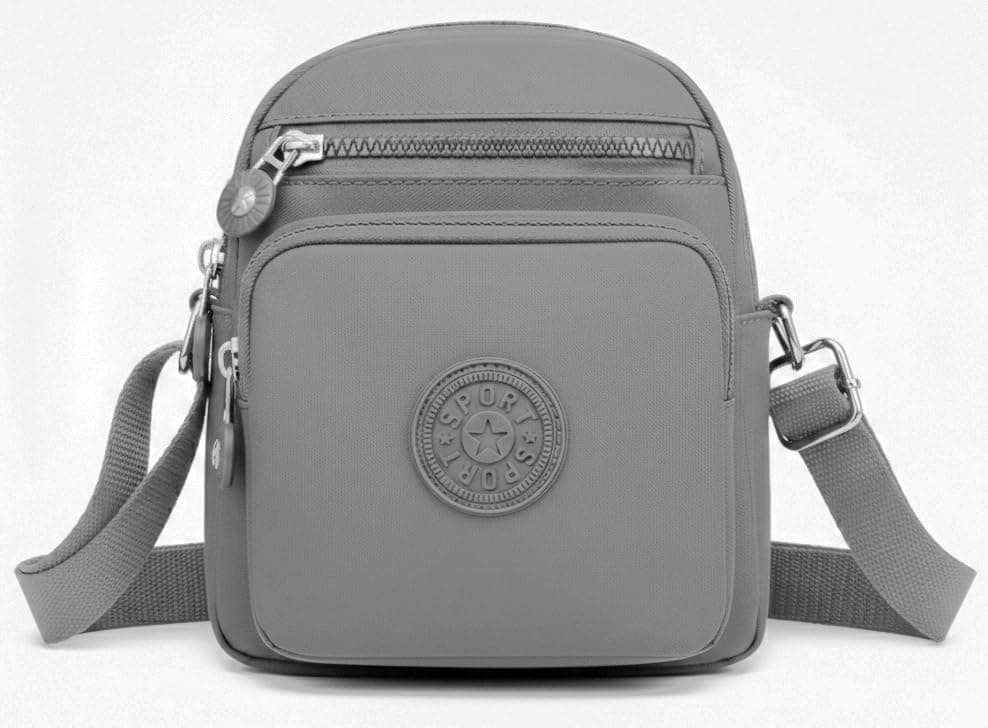 WildHorn Nylon Crossbody Sling Bag for Women | Lightweight Multi-Pocket Shoulder Bag for Daily Use, Travel & Office | Small Stylish Side Bag