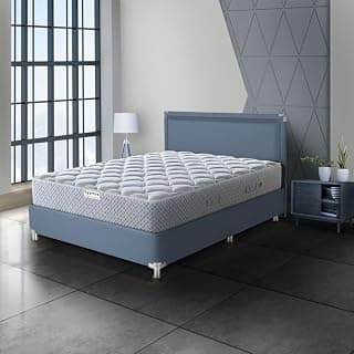 Hypnos Allure Hybrid 8 Inch Gel-Infused Memory Foam Pocket Spring Mattress |Queen Size(78X60 Inchs) | Medium Firm Orthopedic Back Support | Zero Disturbance™ | 10-Year Warranty