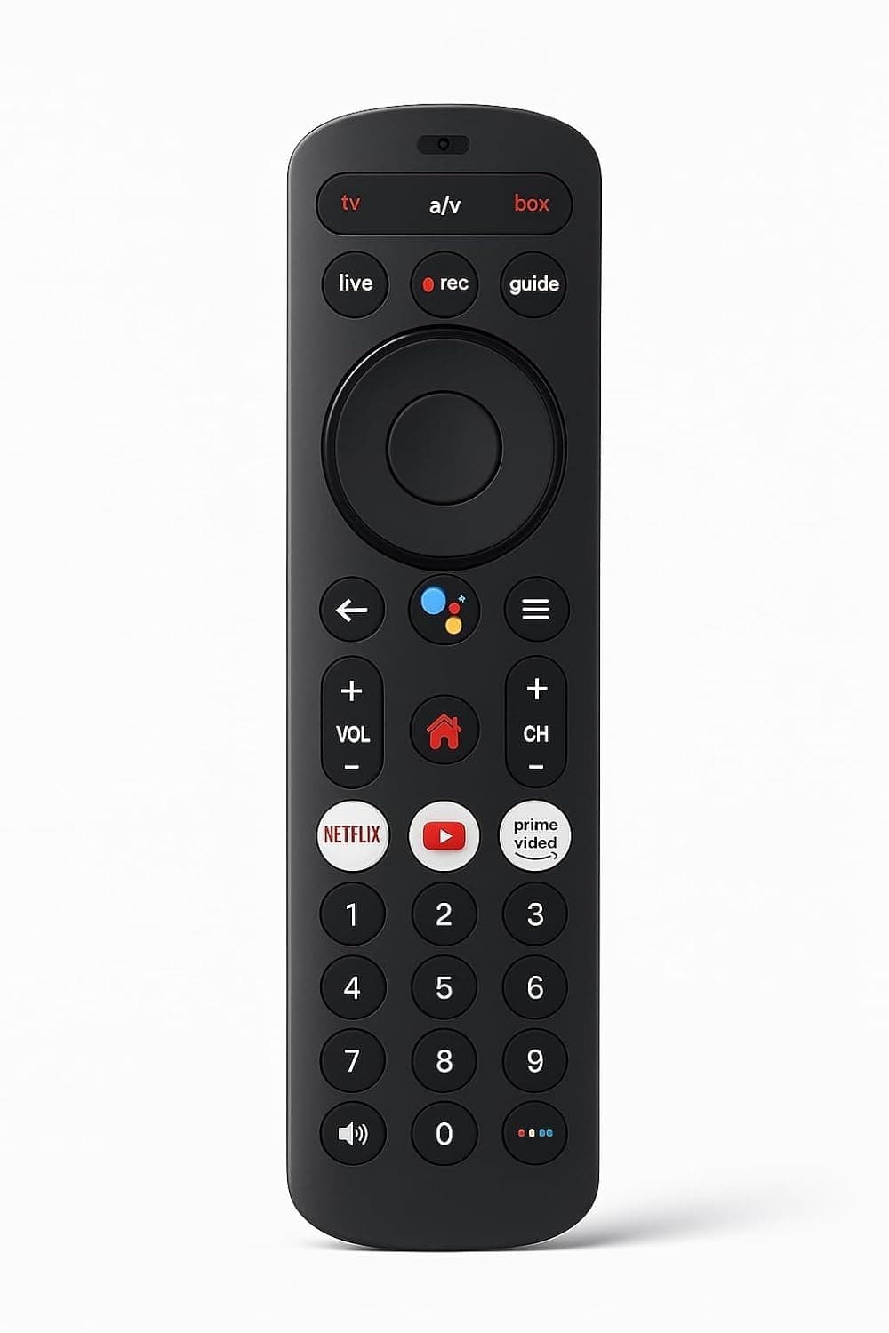 Sadhwanis® Remote Control Compatible for Airtel Xstream Set Top Box HD & SD with Non Voice Function with Netflix YouTube (Please Match Old Remote Before Order)