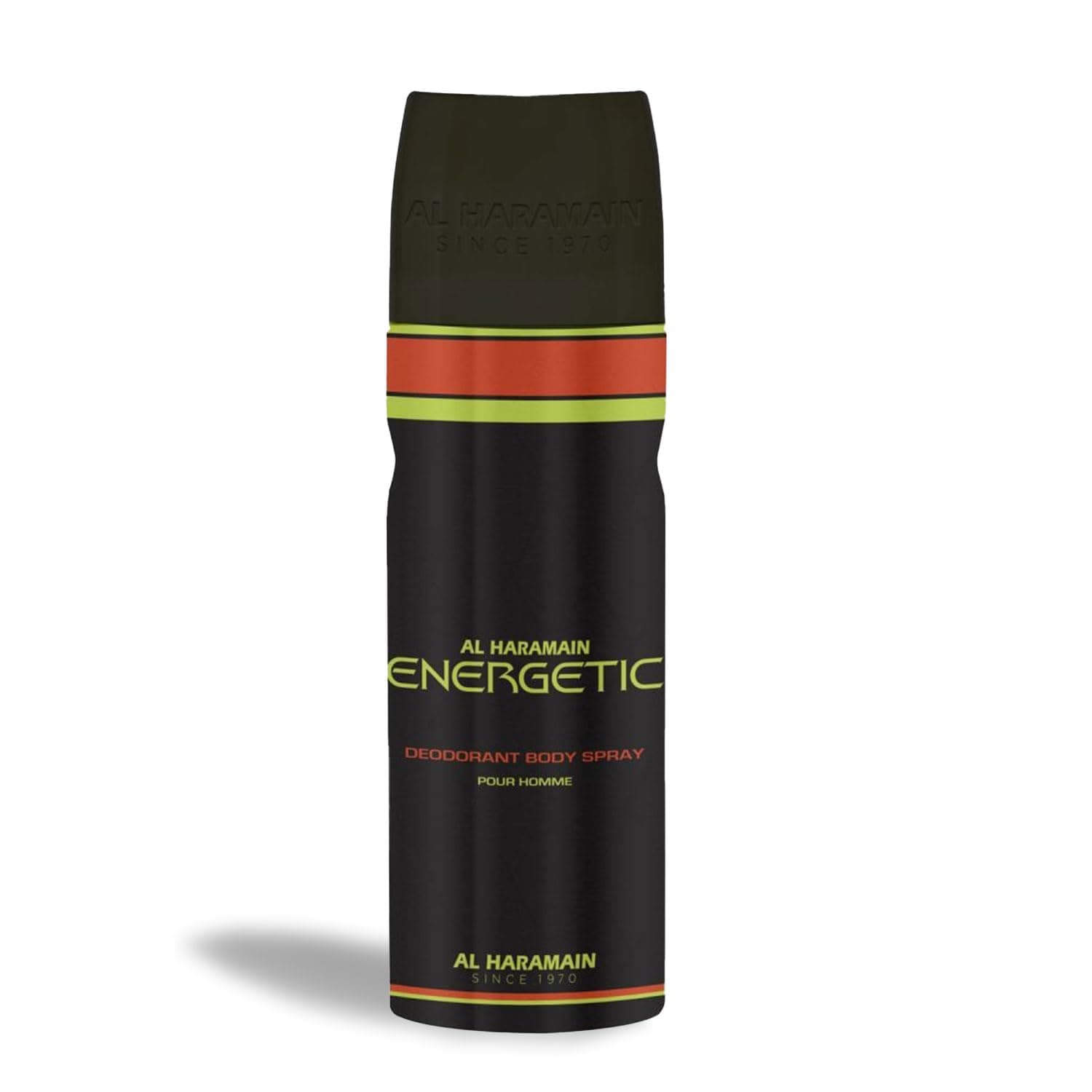 "Al Haramain Energetic Deo Spray 200?ml � Unisex Fresh Aquatic Citrus with Rose, Bergamot & Amber | Invigorating Long?Lasting Scent"