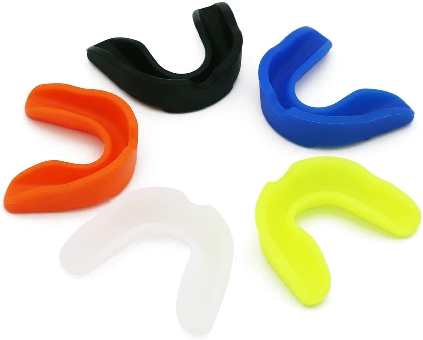 Drange Sports Mouth Guard Set Multicolor Athletic Mouthguard Gum shield Teethguard sports (Senior (Age 12+))