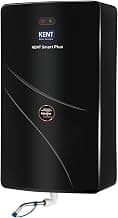 KENT Smart Plus UV Water Purifier | UV+UF+Alkaline+Copper Water Purification | With Benefits of Alkaline & Copper | Fully Automatic Operation | UV Fail Alarm | Wall Mountable | 60 L/hr Output | Black
