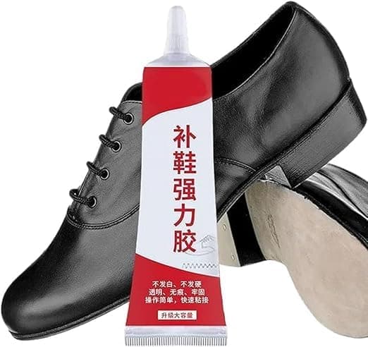 PRAYTEX Shoe Repair Glue, 60ml Waterproof & Quick-Drying Footwear Adhesive, Instant Strong & Flexible Fabric Glue for Sole Repair, Sneakers, Boots, All Types of Shoes (Shoe Repair Glue)