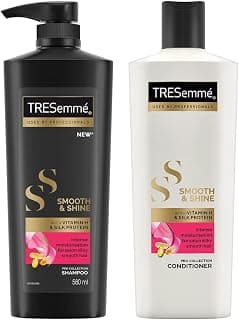 TRESemme Smooth And Shine Conditioner, 190Ml And Smooth And Shine Shampoo, 580Ml